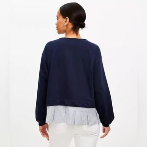 LOFT Dark Blue Knit Top
